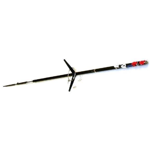 29er Mast with standard shrouds & 3 rope halyards