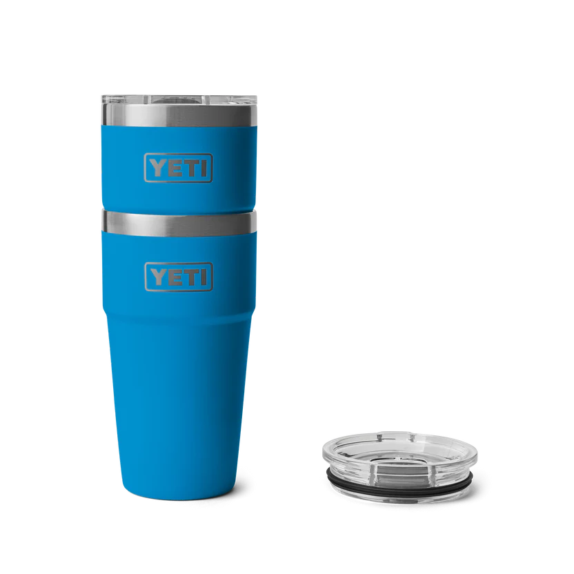 YETI Rambler 20 oz Stackable Cup - Big Wave Blue - Sailingfast