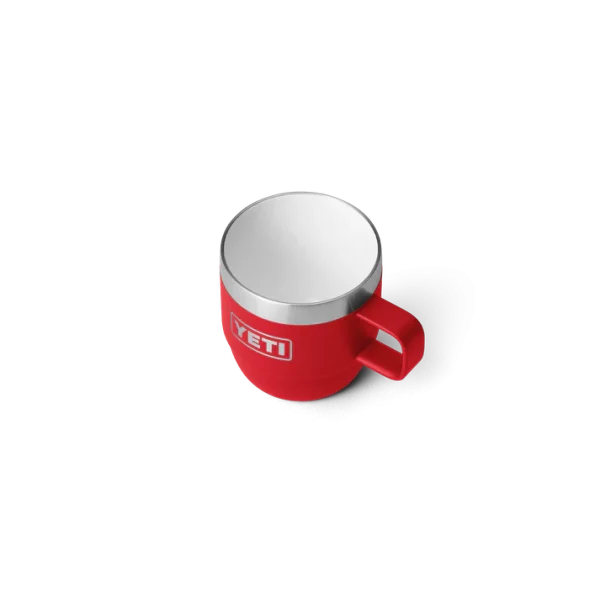 YETI Rambler 6 Oz (177ml) Stackable Mugs (pair) - Rescue Red