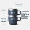 YETI Rambler 6 Oz (177ml) Stackable Mugs (pair) - Rescue Red